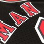 #91 Rodman Bulls 1997-98 M&N heat pressed jersey black