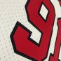 #91 Rodman Bulls 1997-98 M&N heat pressed jersey white