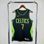 25th season Celtics City Edition No. 7 Brown