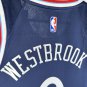 25th season Clippers away, navy blue, number 0, Westbrook