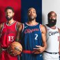 25th season Clippers away, navy blue, number 0, Westbrook