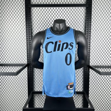25th season Clippers City Edition No. 0 Westbrook