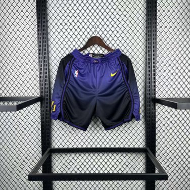 25th season Lakers City Edition Ball Pants