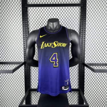 25th season Lakers City Edition No. 4 Knuckett