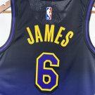 25th season Lakers City Edition No. 6 James