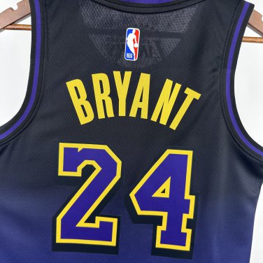 25th season Lakers City Edition No. 24 Kobe Bryant