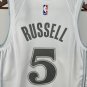 25th season Mavericks City Edition No. 5 Russell