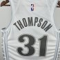 25th season Mavericks City Edition No. 31 Thompson