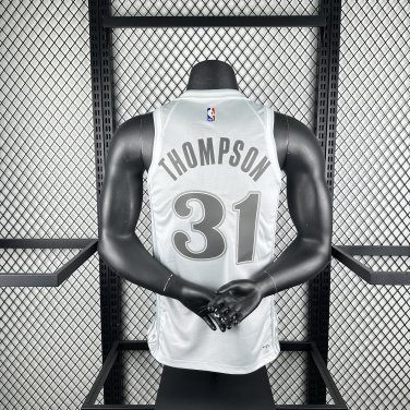 25th season Mavericks City Edition No. 31 Thompson