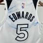 25th season Timberwolves City Edition No. 5 Edwards
