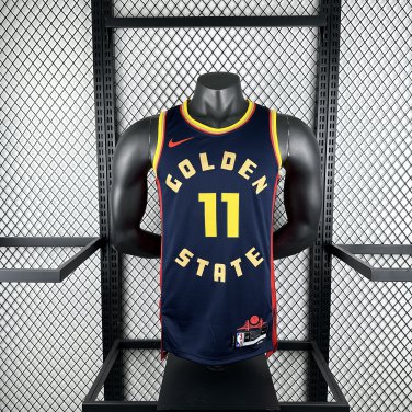 25th season Warriors City Edition No. 11 Thompson