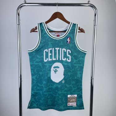 BAPE &egrave;�&sup3; M&N x Celtics jersey green