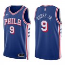 76ers #9 Kelly Oubre Jr. Royal Blue Swingman Jersey