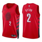 Blazers #2 Deandre Ayton Red Statement Swingman Jersey