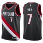 Blazers #7 Brandon Roy Black Swingman Jersey