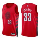 Blazers #33 Toumani Camara Red Statement Swingman Jersey