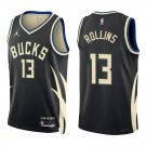 Bucks #13 Ryan Rollins Black Statement Swingman Jersey