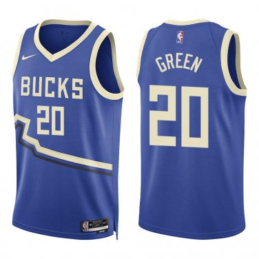 Bucks #20 AJ Green Royal Blue Swingman Jersey