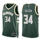 Bucks #34 Ray Allen Green Swingman Jersey