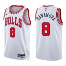 Bulls #8 Yuki Kawamura White Swingman Jersey