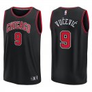 Bulls #9 Nikola Vucevic Black Swingman Jersey