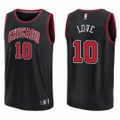 Bulls #10 Bob Love Black Swingman Jersey