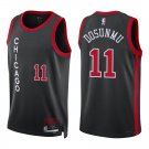 Bulls #11 Ayo Dosunmu Black City Swingman Jersey