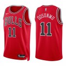 Bulls #11 Ayo Dosunmu Red Swingman Jersey