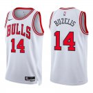 Bulls #14 Matas Buzelis White Swingman Jersey