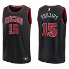 Bulls #15 Julian Phillips Black Swingman Jersey