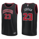 Bulls #23 Michael Jordan Black Swingman Jersey