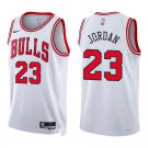 Bulls #23 Michael Jordan White Swingman Jersey