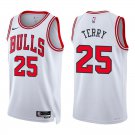 Bulls #25 Dalen Terry White Swingman Jersey