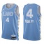 Cavaliers #4 Evan Mobley Blue City Swingman Jersey