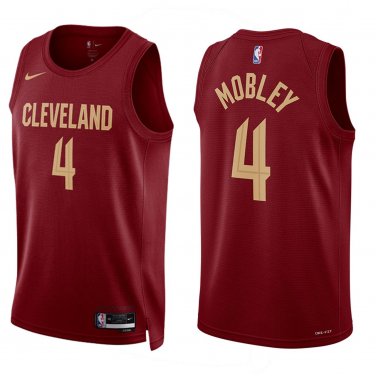 Cavaliers #4 Evan Mobley Wine Swingman Jersey