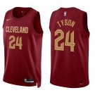 Cavaliers #24 Jaylon Tyson Wine Swingman Jersey