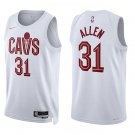Cavaliers #31 Jarrett Allen White Swingman Jersey