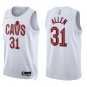 Cavaliers #31 Jarrett Allen White Swingman Jersey