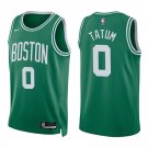 Celtics #0 Jayson Tatum Green Swingman Jersey