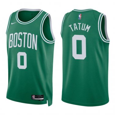 Celtics #0 Jayson Tatum Green Swingman Jersey