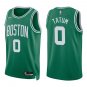 Celtics #0 Jayson Tatum Green Swingman Jersey