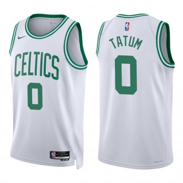 Celtics #0 Jayson Tatum White Swingman Jersey