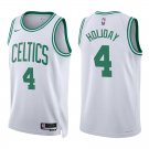 Celtics #4 Jrue Holiday White Swingman Jersey