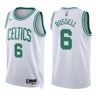 Celtics #6 Bill Russell White Swingman Jersey