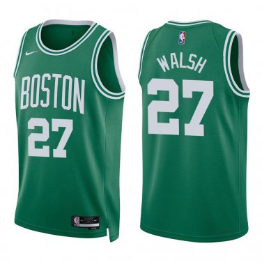 Celtics #27 Jordan Walsh Green Swingman Jersey
