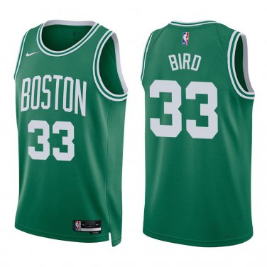 Celtics #33 Larry Bird Green Swingman Jersey