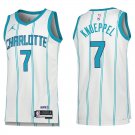 Charlotte Hornets #7 Kon Knueppel White Stripe Jersey