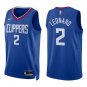 Clippers #2 Kawhi Leonard Royal Blue Swingman Jersey