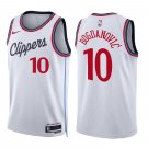 Clippers #10 Bogdan Bogdanovic 24-25 White Swingman Jersey
