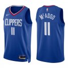 Clippers #11 Bob McAdoo Royal Blue Swingman Jersey